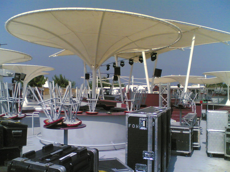 The outdoor nightclub near Paphos in its heyday, Late 2000's
