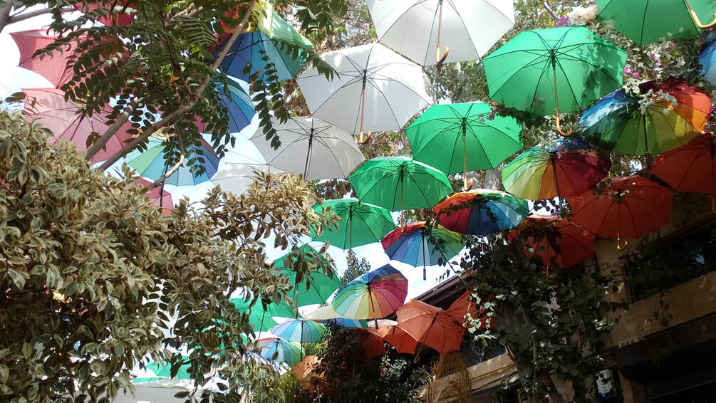 Bibliotheque Umbrellas, Lefkosa,Cyprus
