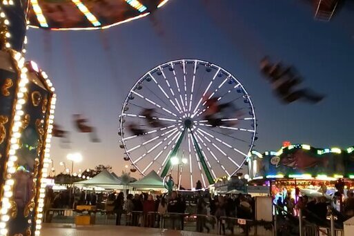 Cyprus Christmas Fairground, Big Wheel, Aviewscene Streetphotography